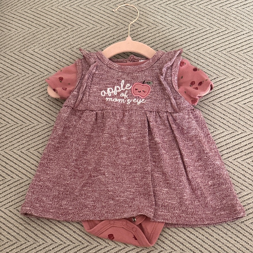 Rene Rofe Apple Print Baby Outfit